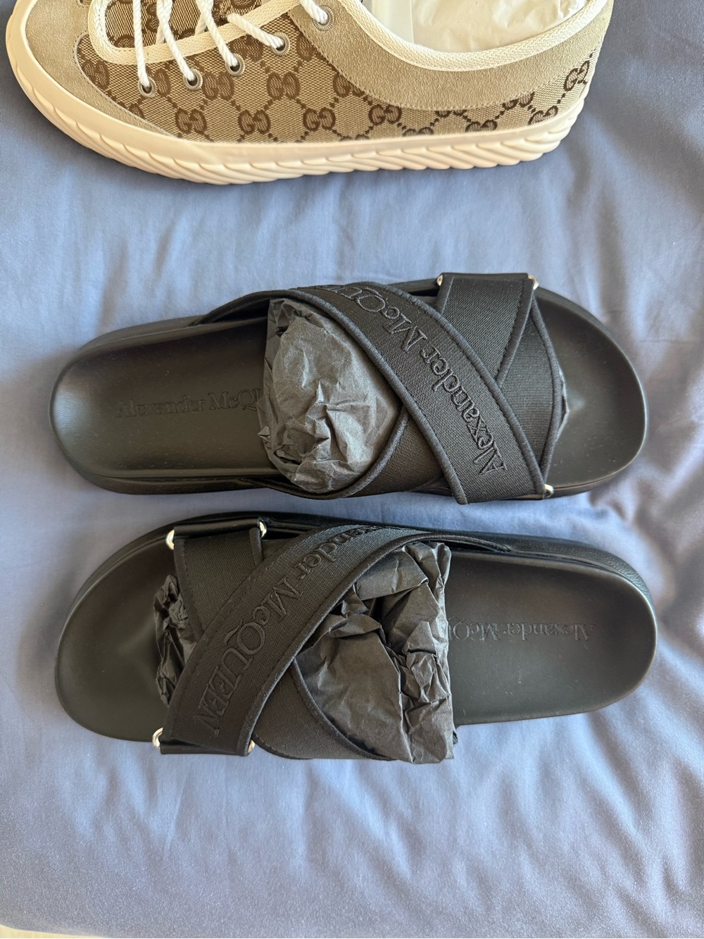Alexander McQueen Oversized Hybrid Slide